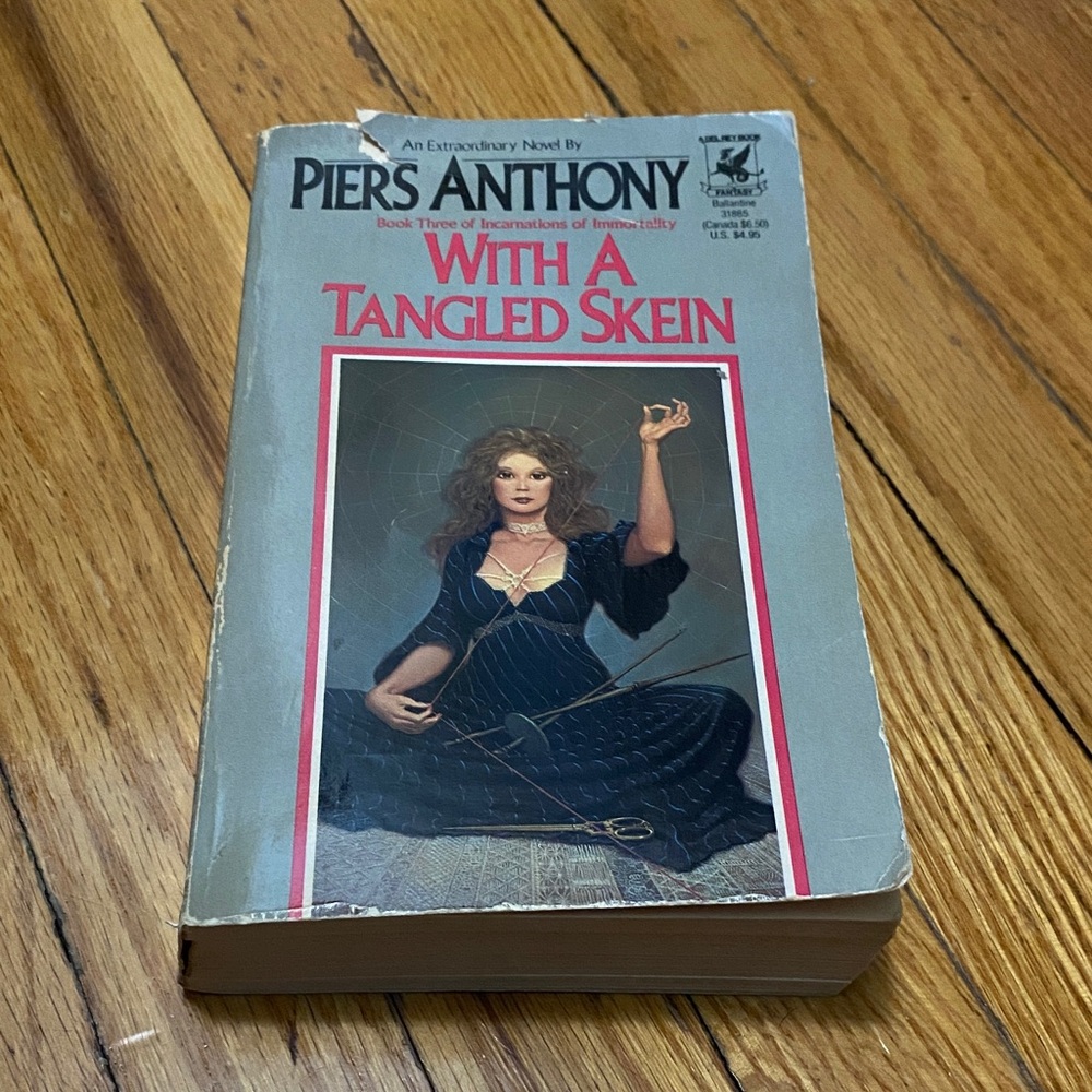 With a Tangled Skein book by Piers Anthony Paperback